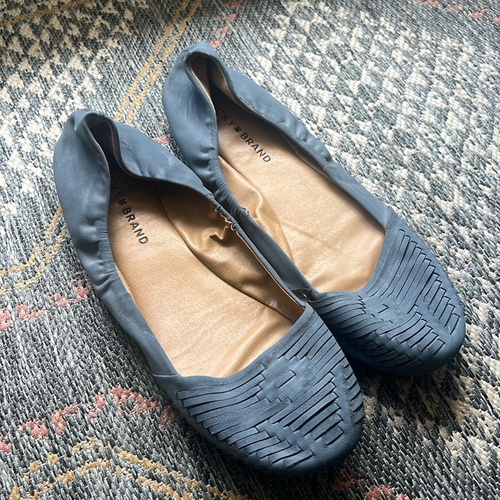 Lucky brand ballet flats/moccasins, size 9.5 women’s
